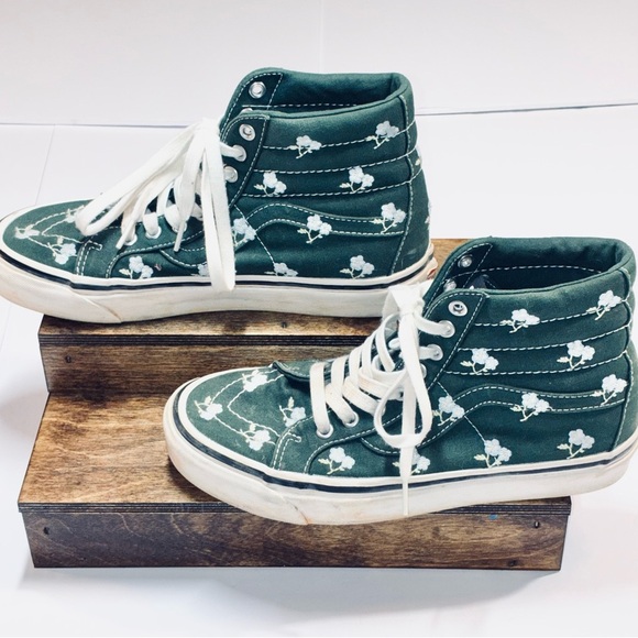 Vans X Sandy Liang Sk8-Hi 38 DX Floral Women’s Size 9.5/Mens 8 Limited Edition - Picture 3 of 11